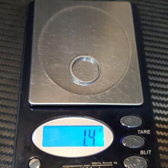 Size 6 925 Sterling Silver Cute Dainty Clear CZ Gems Ring - Picture 8 of 8